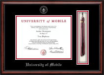 University of Mobile diploma frame - Tassel & Cord Diploma Frame in Southport