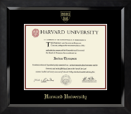 Harvard University diploma frame - Gold Embossed Diploma Frame in Eclipse