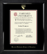 Harvard University diploma frame - Gold Embossed Diploma Frame in Eclipse