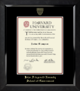 Harvard University diploma frame - Gold Embossed Diploma Frame in Eclipse