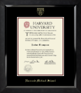 Harvard University diploma frame - Gold Embossed Diploma Frame in Eclipse