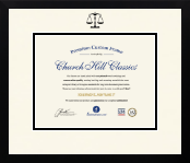 Legal Certificate Frames and Gifts diploma frame - Law School Diploma Frame in Gotham