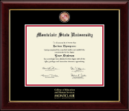 Montclair State University diploma frame - Masterpiece Medallion Diploma Frame in Gallery