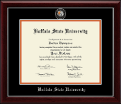 Buffalo State University diploma frame - Masterpiece Medallion Diploma Frame in Gallery Silver
