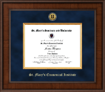 St. Mary's Ecumenical Institute diploma frame - Presidential Gold Engraved Diploma Frame in Madison