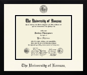 The University of Kansas diploma frame - Icon in Gotham