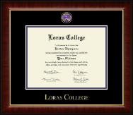 Loras College diploma frame - Masterpiece Medallion Diploma Frame in Murano