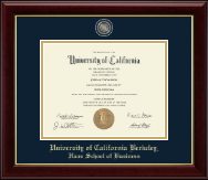 University of California Berkeley diploma frame - Masterpiece Medallion Diploma Frame in Gallery