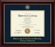 University of California Berkeley diploma frame - Masterpiece Medallion Diploma Frame in Gallery
