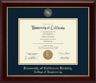 University of California Berkeley diploma frame - Masterpiece Medallion Diploma Frame in Gallery
