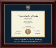 University of California Berkeley diploma frame - Masterpiece Medallion Diploma Frame in Gallery