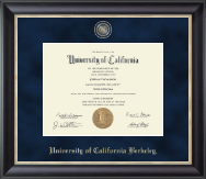 University of California Berkeley diploma frame - Regal Diploma Frame in Noir