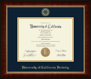 University of California Berkeley diploma frame - Gold Embossed Diploma Frame in Murano