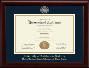 University of California Berkeley diploma frame - Masterpiece Medallion Diploma Frame in Gallery