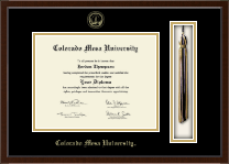 Colorado Mesa University diploma frame - Tassel & Cord Diploma Frame in Delta