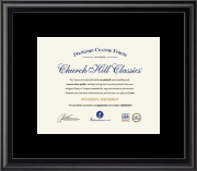 Graduation Gifts diploma frame - Custom Diploma Frame - 16'x20' in Midnight