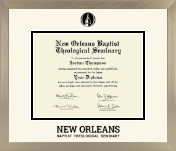 New Orleans Baptist Theological Seminary diploma frame - Icon Diploma Frame in Light Champagne