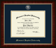 Missouri Baptist University diploma frame - Masterpiece Medallion Diploma Frame in Murano