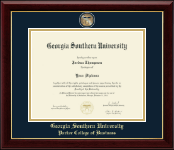 Georgia Southern University diploma frame - Masterpiece Medallion Diploma Frame in Gallery