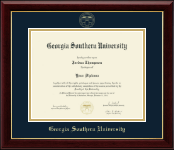 Georgia Southern University diploma frame - Gold Embossed Diploma Frame in Gallery