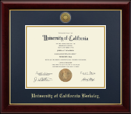 University of California Berkeley diploma frame - Gold Engraved Medallion Diploma Frame in Gallery