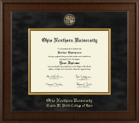 Ohio Northern University diploma frame - Presidential Masterpiece Diploma Frame in Madison