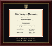 Ohio Northern University diploma frame - Masterpiece Medallion Diploma Frame in Gallery