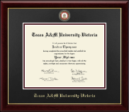 Texas A&M University Victoria diploma frame - Masterpiece Medallion Diploma Frame in Gallery