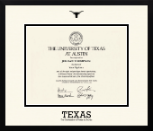 The University of Texas at Austin diploma frame - Icon Diploma Frame in Gotham