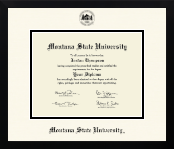 Montana State University Bozeman diploma frame - Icon Diploma Frame in Gotham