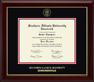Southern Illinois University at Edwardsville diploma frame - Gold Embossed Diploma Frame in Gallery