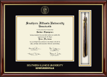 Southern Illinois University at Edwardsville diploma frame - Tassel & Cord Diploma Frame in Southport Gold
