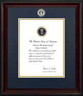United States Air Force certificate frame - Presidential Memorial Certificate Frame in Encore