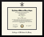 William & Mary diploma frame - Icon Diploma Frame in Gotham
