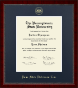 Pennsylvania State University diploma frame - Gold Embossed Diploma Frame in Sutton