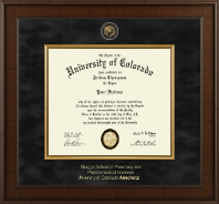 University of Colorado Anschutz diploma frame - Presidential Masterpiece Diploma Frame in Madison