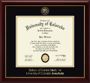 University of Colorado Anschutz diploma frame - Masterpiece Medallion Diploma Frame in Gallery