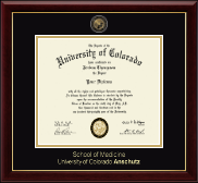 University of Colorado Anschutz diploma frame - Masterpiece Medallion Diploma Frame in Gallery