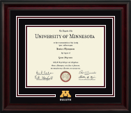 University of Minnesota Duluth diploma frame - Dimensions Spirit Diploma Frame in Encore