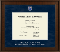 Georgia State University diploma frame - Presidential Masterpiece Diploma Frame in Madison
