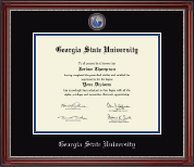 Georgia State University diploma frame - Masterpiece Medallion Diploma Frame in Kensington Silver