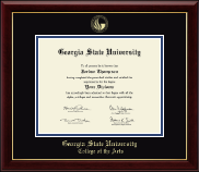 Georgia State University diploma frame - Gold Embossed Diploma Frame in Gallery