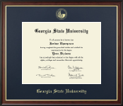 Georgia State University diploma frame - Gold Embossed Diploma Frame in Studio Gold