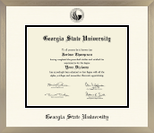 Georgia State University diploma frame - Icon Diploma Frame in Light Champagne