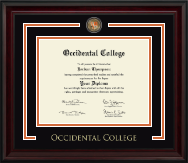 Occidental College diploma frame - Showcase Diploma Frame in Encore