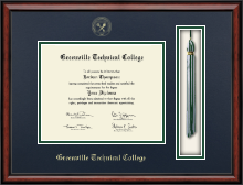 Greenville Technical College diploma frame - Tassel & Cord Diploma Frame in Southport