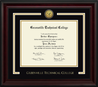 Greenville Technical College diploma frame - Showcase Diploma Frame in Encore