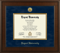 Regent University diploma frame - Presidential Gold Engraved Diploma Frame in Madison