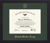United States Army diploma frame - Army Certificate of Achievement Frame in Metro