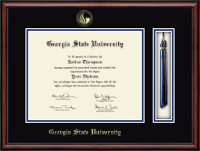 Georgia State University diploma frame - Tassel & Cord Diploma Frame in Southport